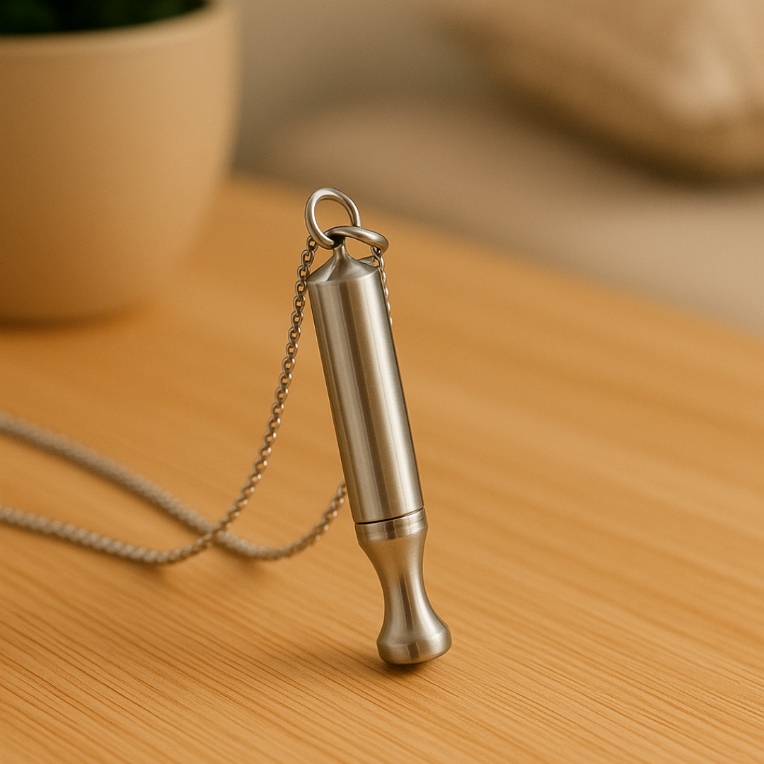 Collar silbato de respiración consciente ✨