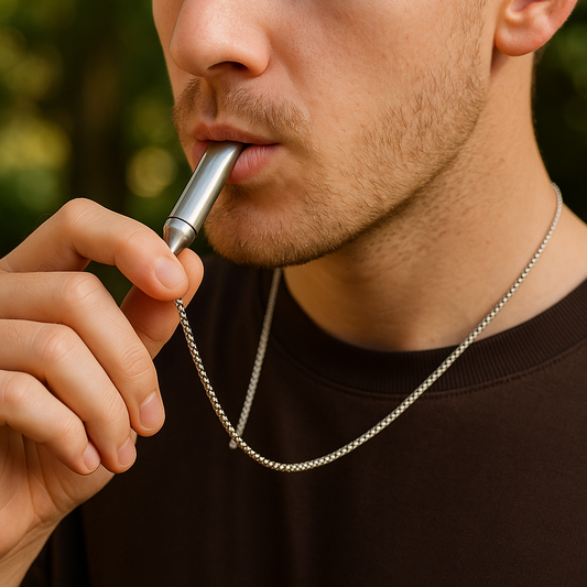 Collar silbato de respiración consciente ✨